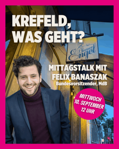 Felix Banaszak in Krefeld