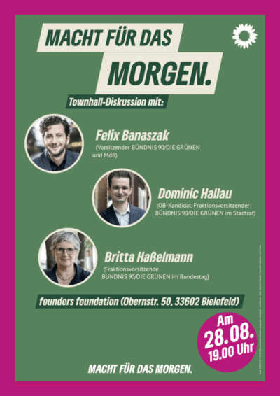 Macht für das Morgen - Wahlkampf-Highlight Bielefeld