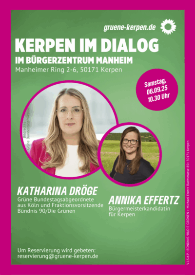 Katharina Dröge in Kerpen