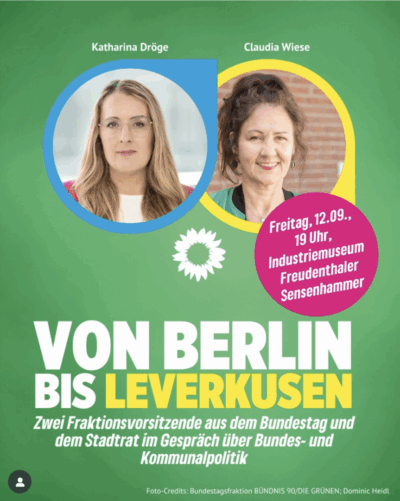 Katharina Dröge in Leverkusen