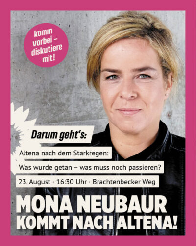 Mona Neubaur in Altena