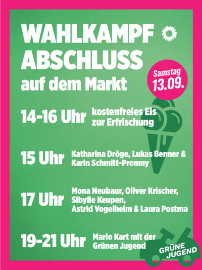 Wahlkampf-Abschluss Aachen